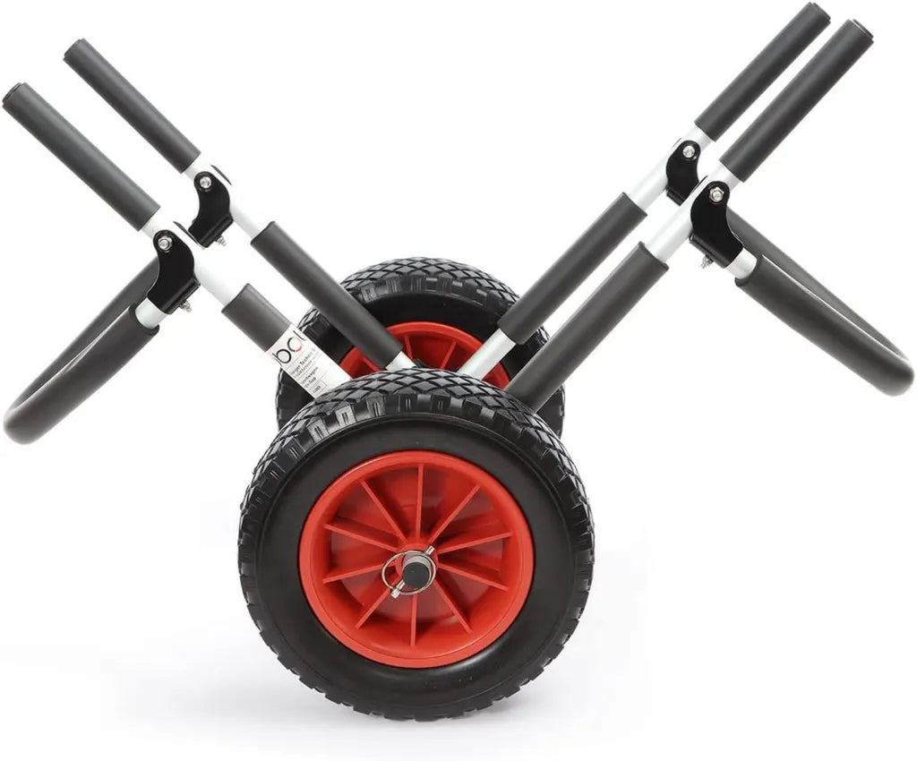 Carrello Pieghevole per Tavole da Surf e SUP, 45 kg, Ruote in PU