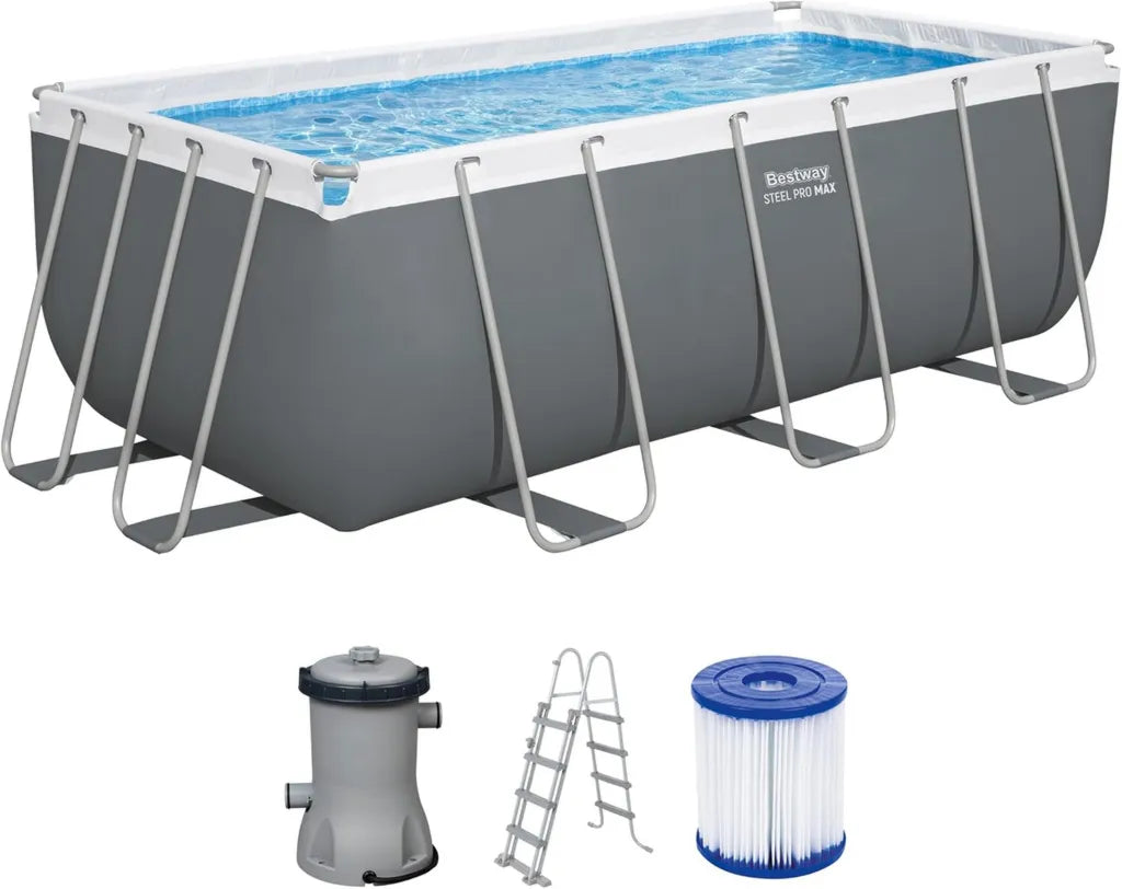Piscina fuori terra Steel Pro Max Bestway 412x201x122 cm con accessori
