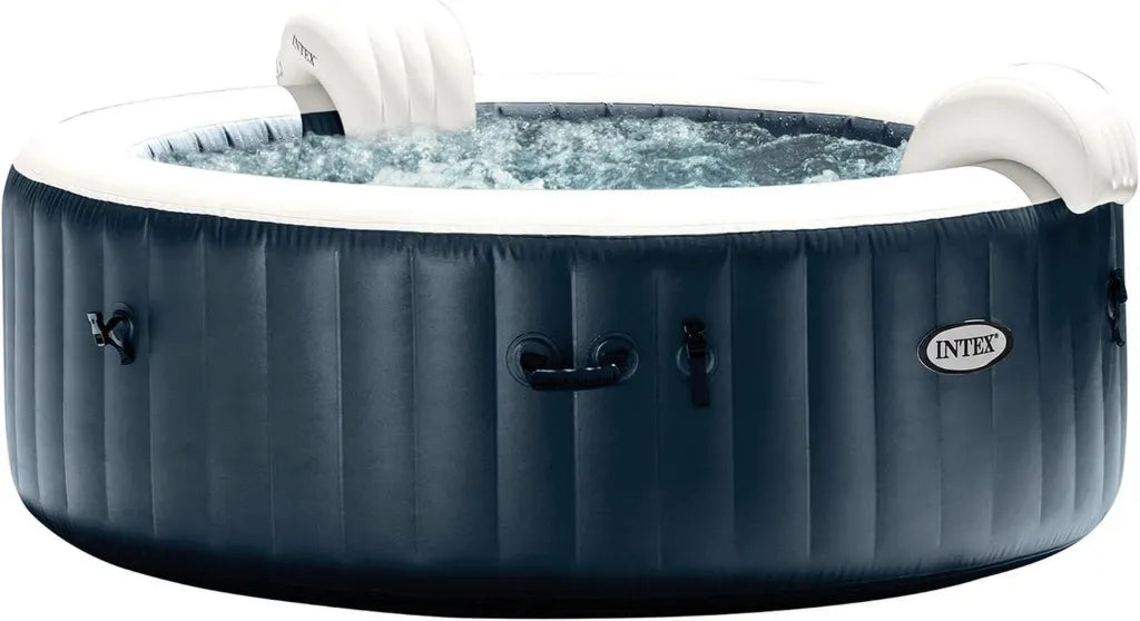 Intex - Vasca Idromassaggio Gonfiabile 6 Posti Blu Navy