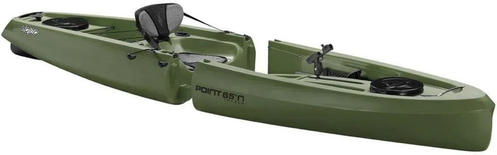 Canoa modulare singola Point 65°N Mojito Angler Sit-on-Top - Verde