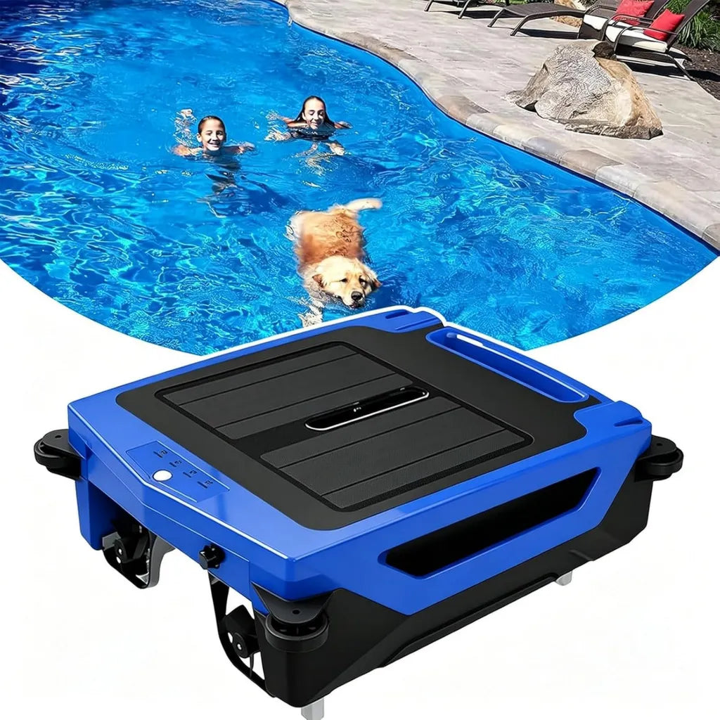 Robot Piscina con AI, Pulizia Efficiente e Skimmer IPX7 – Rimozione Detriti 99,9%