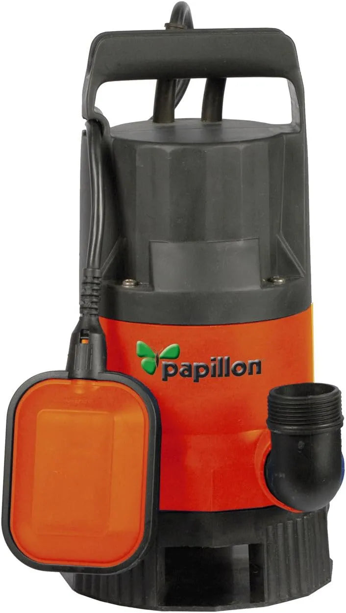 Papillon, 400W, Grigio/Rosso, Elettropompa acquesporche