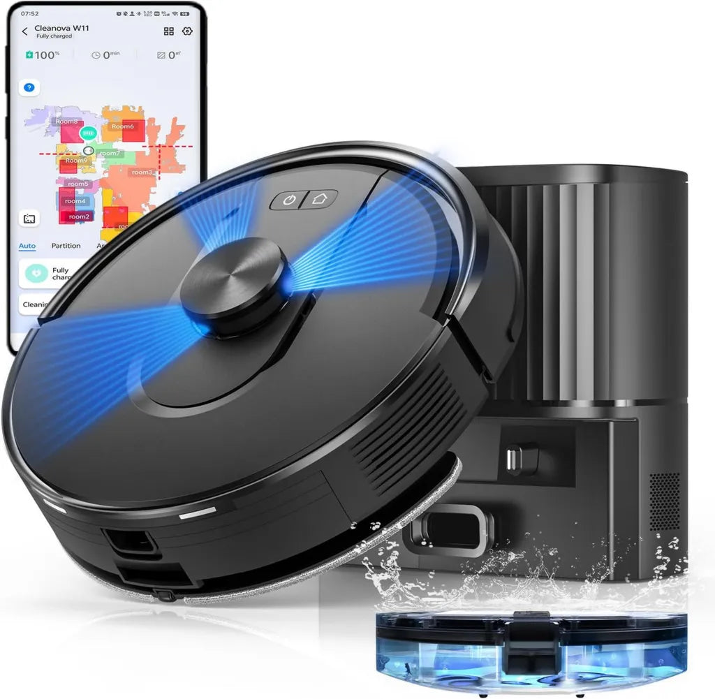 Robot Lavapavimenti Vexilar W11 con Mappatura LiDAR e Stazione Autopulente