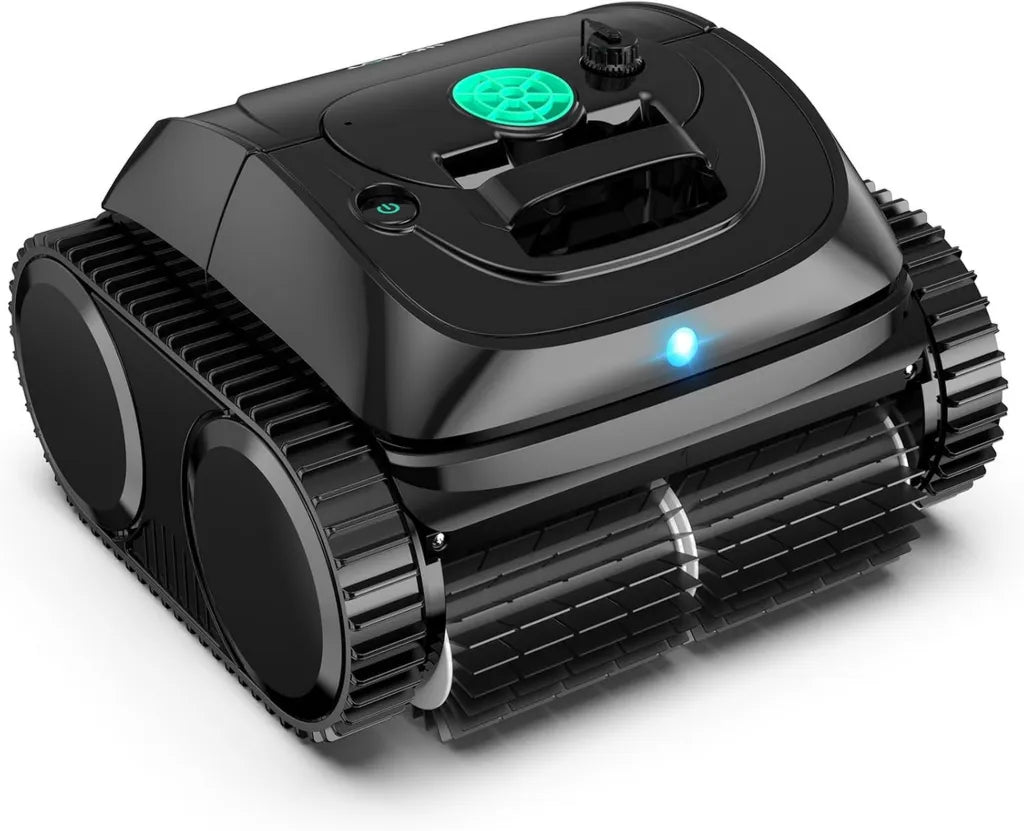 Robot per Pulizia Piscina WYBOT C1-Plus, Autonomia 160 Minuti, Adatto per Piscine Interrate e Fuori Terra, Navigazione Smart con App, Colore Nero