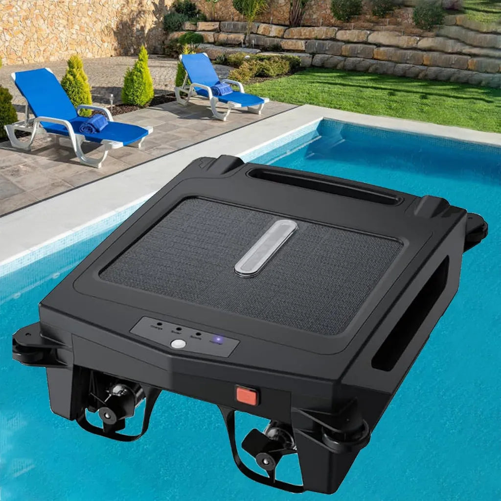 Robot pulitore solare per piscina con doppia modalità di pulizia continua
