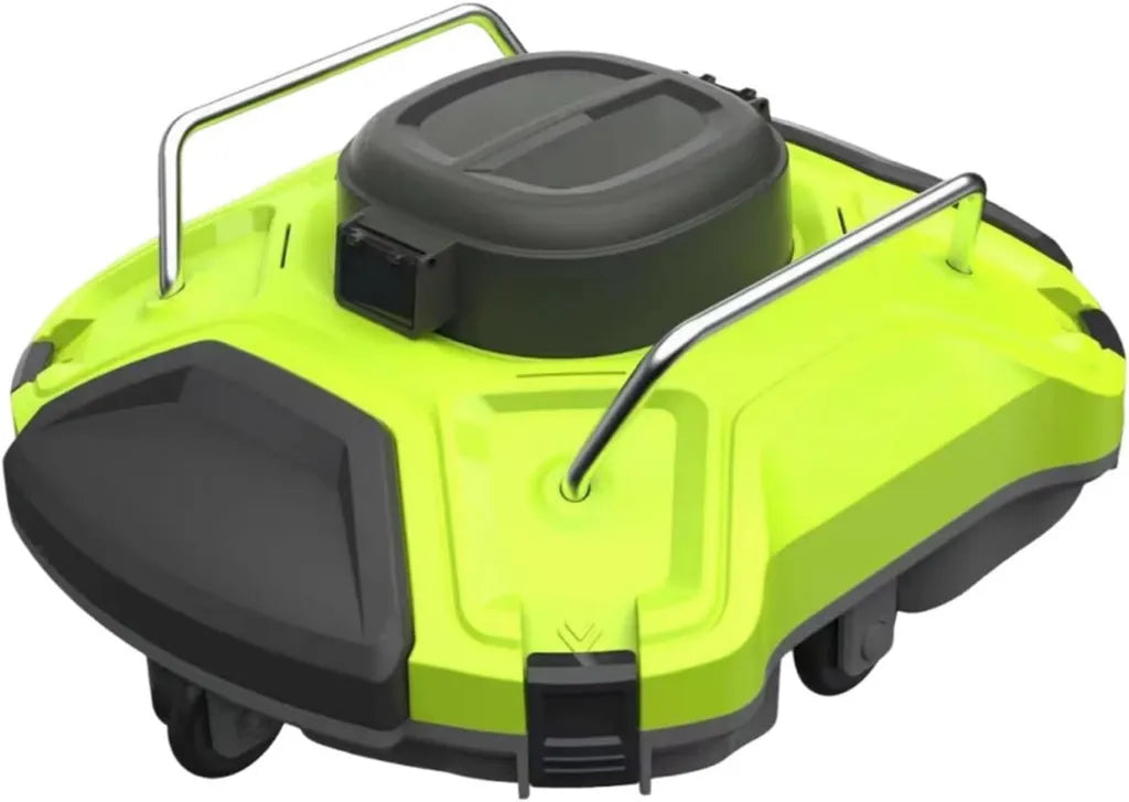 Robot per Pulizia Piscina Senza Fili, Batteria 5000mAh, Autonomia 180 Minuti, Funzione Auto-Park, Impermeabilità IPX8 per Piscine Interrate e Fuori Terra