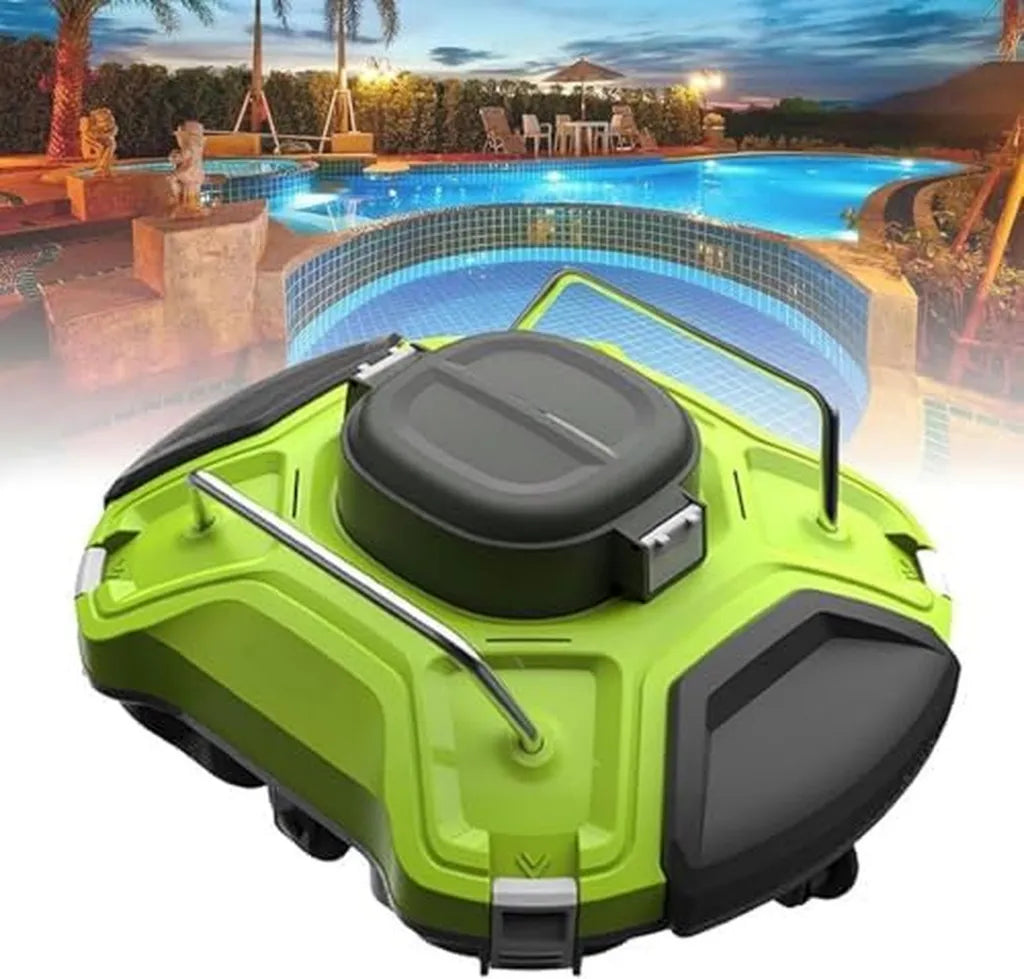Robot pulitore piscina senza fili con arrampicata e filtro potenziato