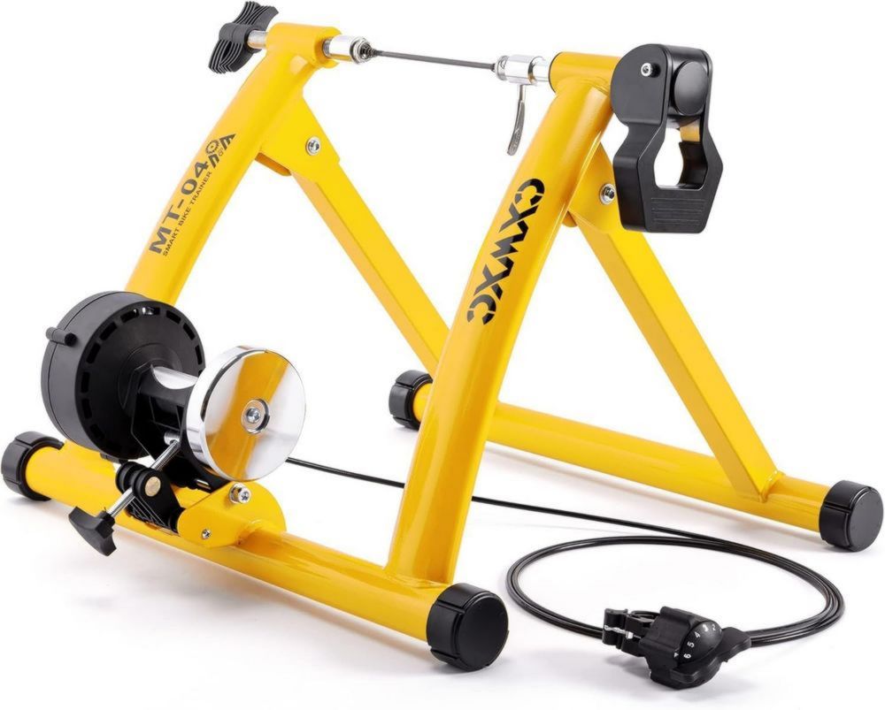 Allenatore a Rulli Pieghevole per Bicicletta, Acciaio Robusto, Compatibile 26-29 Pollici