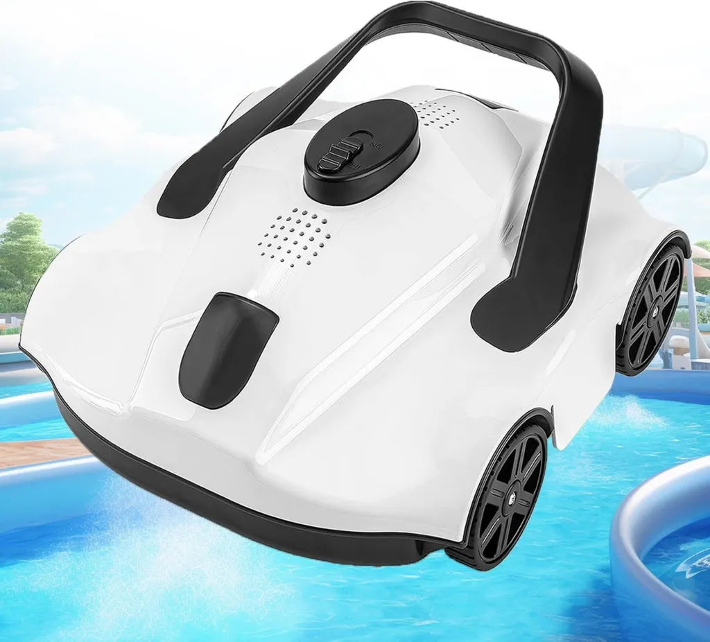 Robot Pulitore per Piscine con Mappatura Intelligente e Controllo App, Aspirapolvere Automatico per Piscine Interrate, Copertura Fino a 100 Metri Quadrati, Grigio