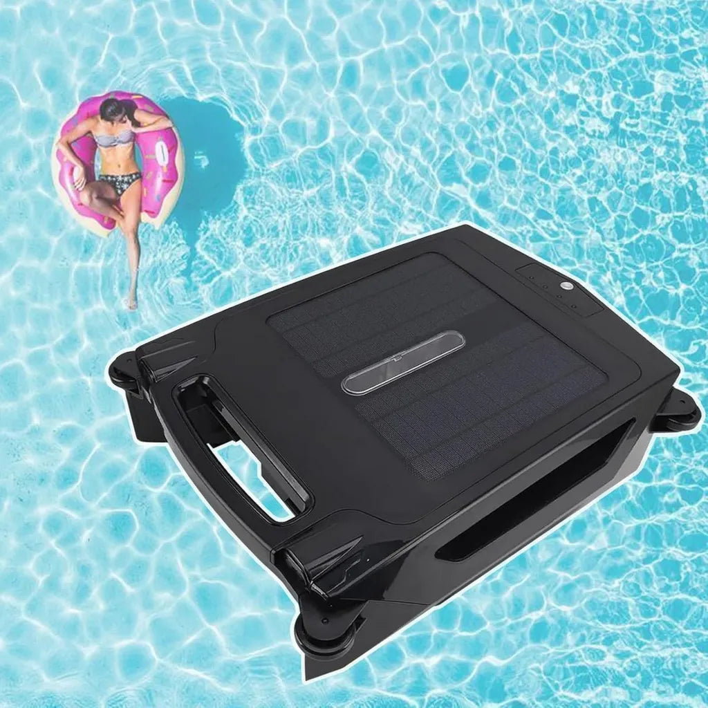 Robot Piscina Automatico Solare ed Elettrico con Sensori Anti-Ostacoli, Pulizia 24/7, Due Modalità di Velocità