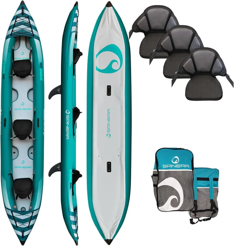 Canoa Gonfiabile Spinera Hybris 475 per Avventure Acquatiche