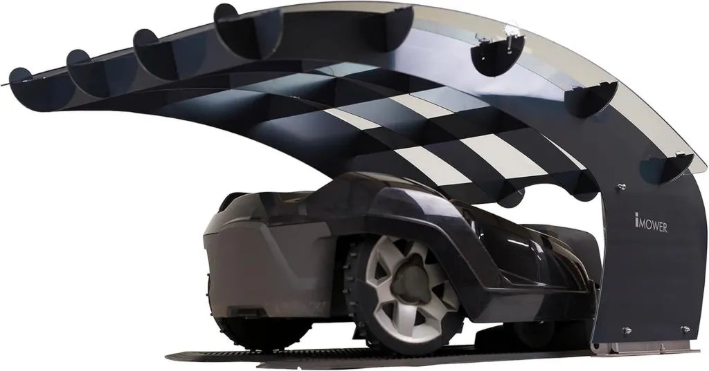 Robot Tagliaerba da Garage Compatibile con Husqvarna, Copertura per Stazione di Ricarica in Alluminio
