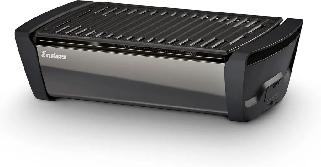 Enders Aurora - Barbecue a Gas Portatile senza Fumo - Griglia Elettronica da Tavolo - Griglia a Carbone all'Aperto
