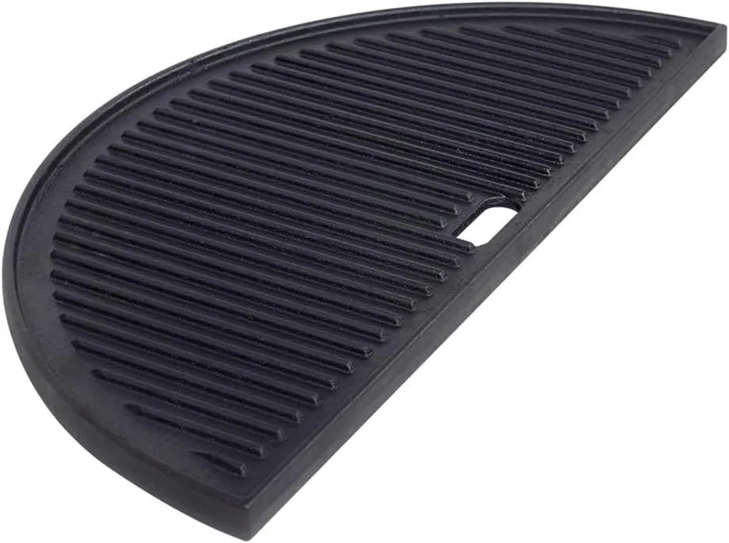 Griglia in ghisa a mezzaluna per barbecue Kamado 21'' 45cm nera