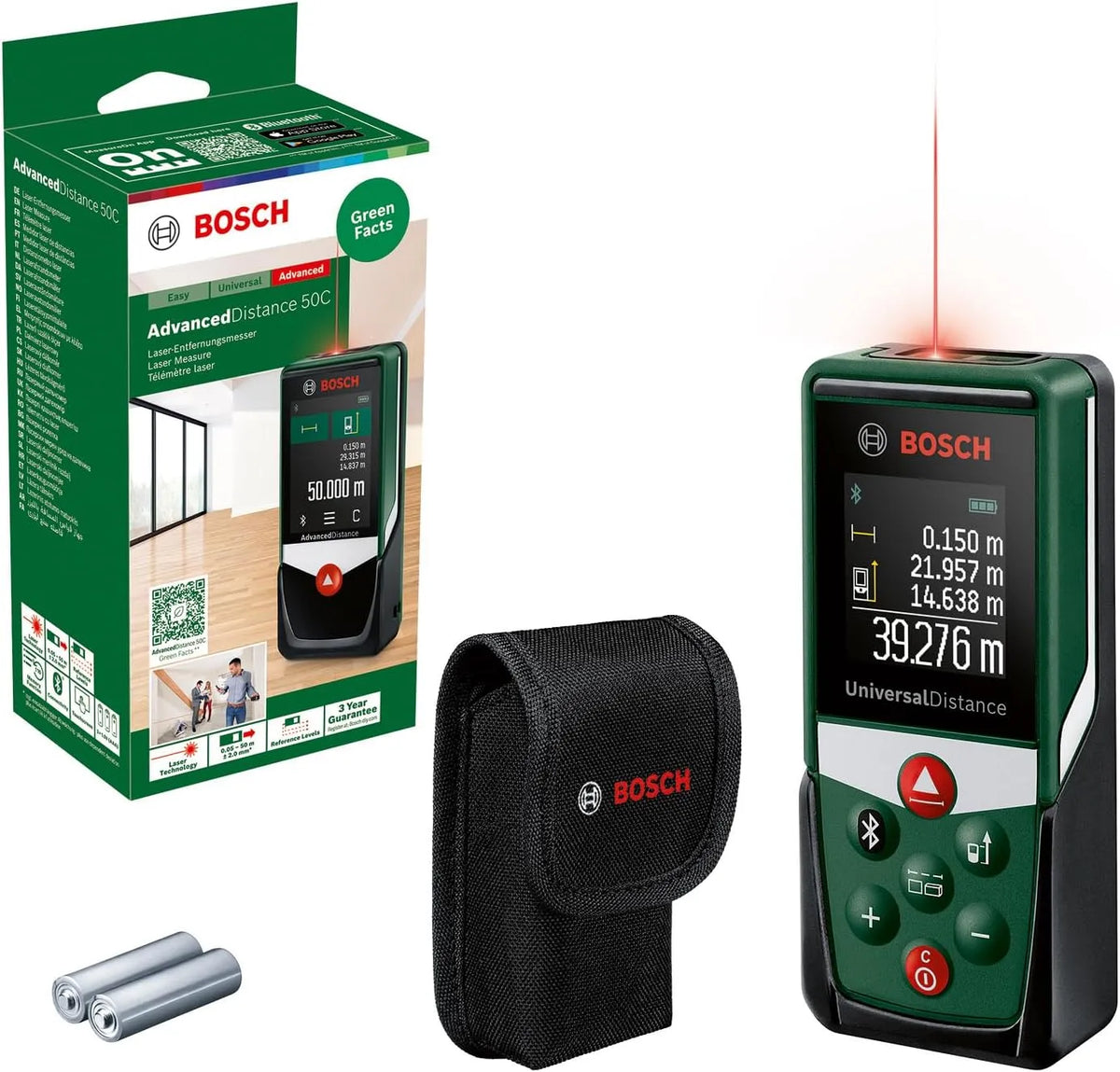 Bosch Distanziometro laser: connettività Bluetooth, 50 m