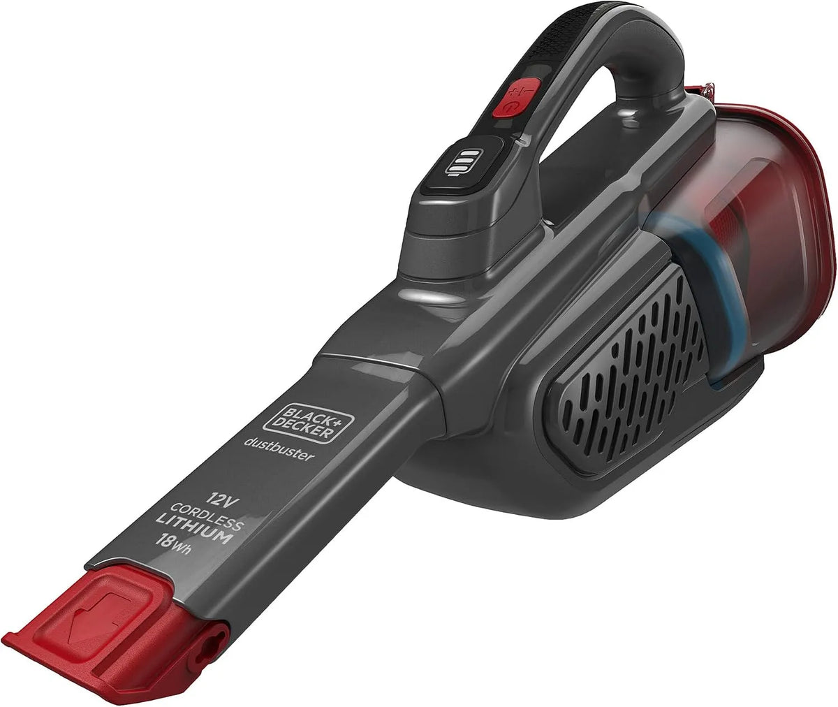 BLACK+DECKER 12v BHHV315B-QW Aspiratore pensato per raccogliere efficacemente polvere e sporco quotidiano – design portatile, nero