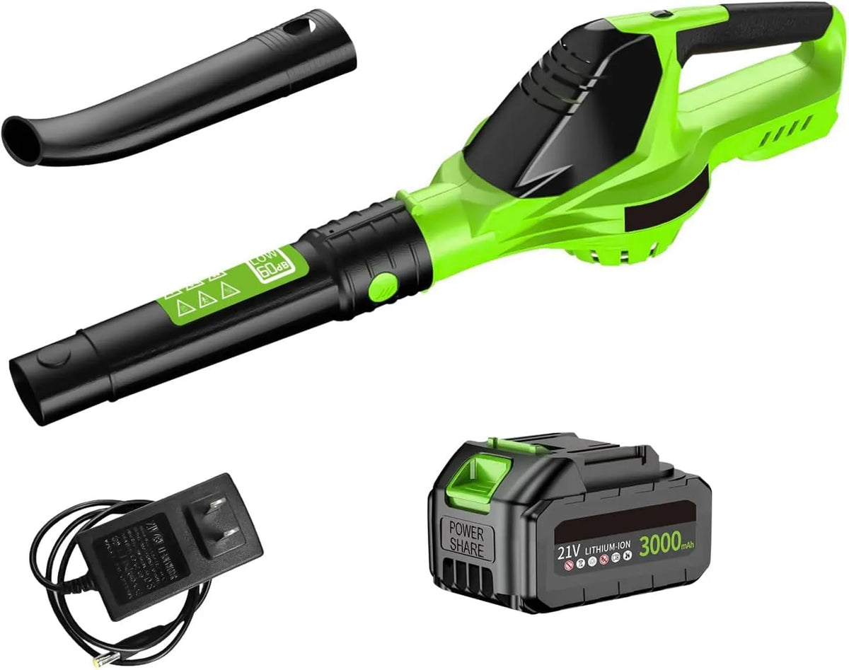 Soffiatore per foglie – a batteria, design portatile, 21V, 1,5 kg