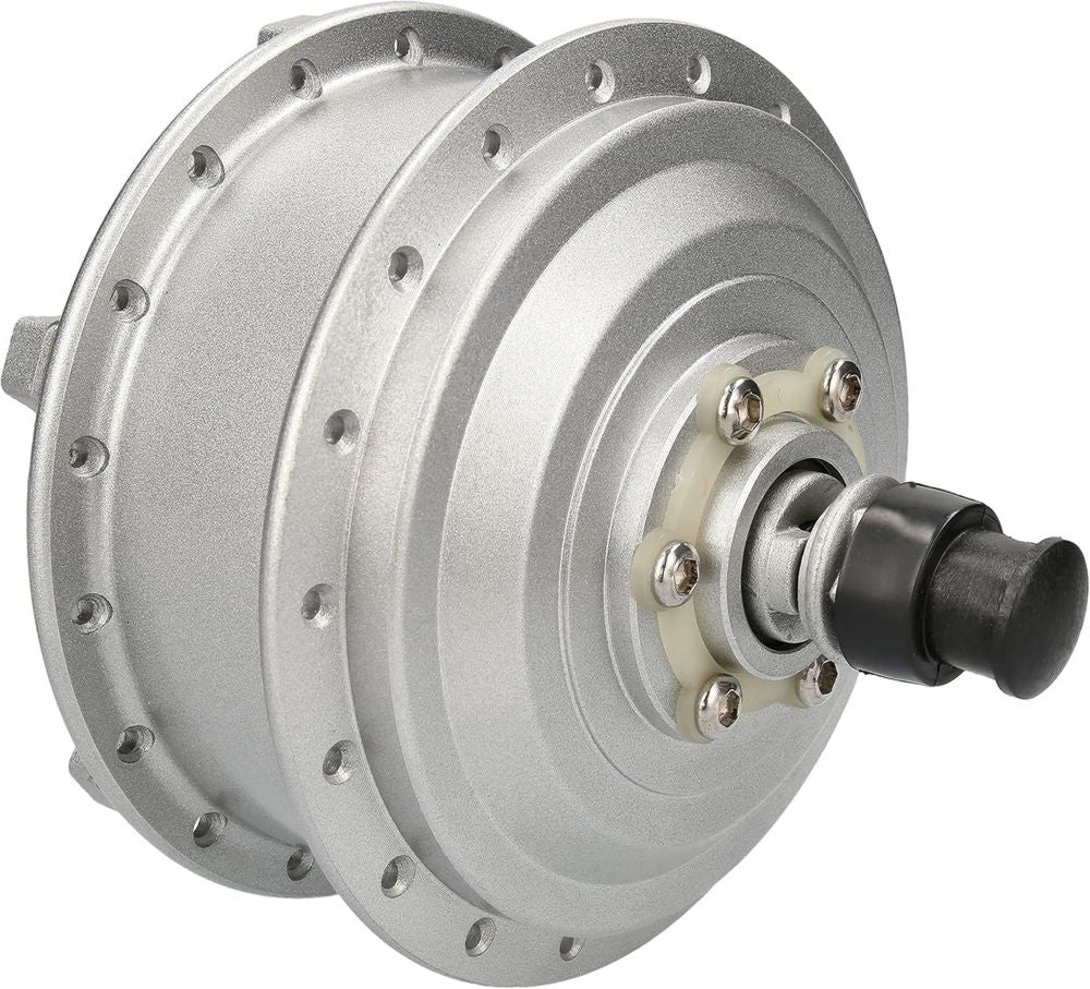 Motore Ruota Anteriore per E-Bike, Argento, Compatibile con Cerchi 20''/26''/28'', 36V/48V, 250W