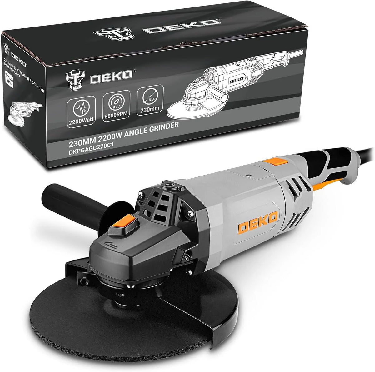 Smerigliatrice angolare, RPM, 230mm, 2200W