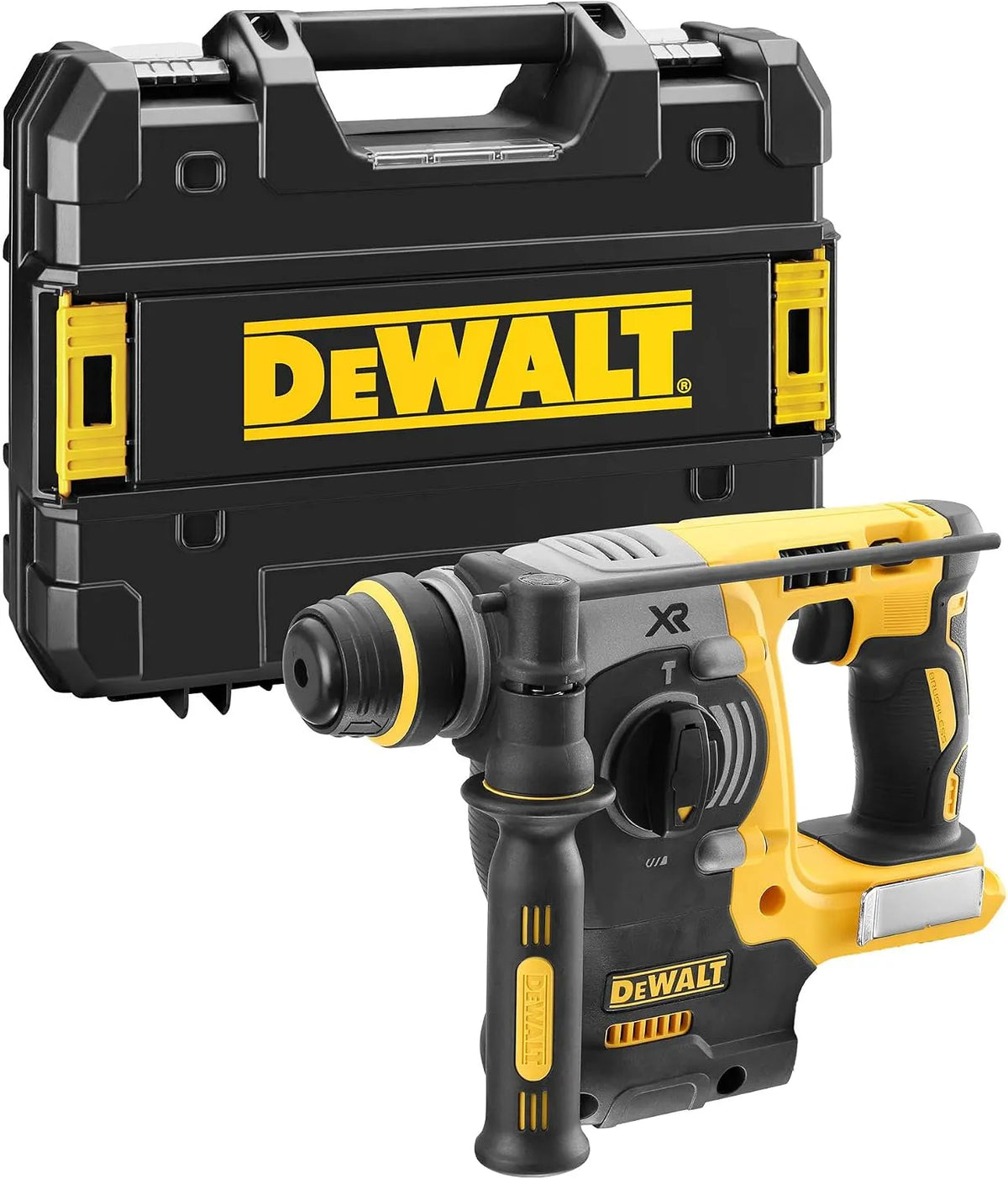 DeWalt 18V DCH273NT-XJ Trapano a percussione per forare muratura e svolgere lavori di montaggio – SDS, motore brushless, 24mm