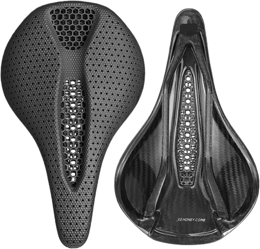 Sella in Carbonio 3D Leggera per Bici da Corsa e MTB, 145/155mm