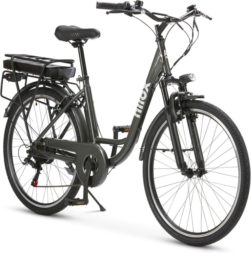 Bici Elettrica Nilox J5 Pro 250W con Ruote 26', Autonomia 65 km
