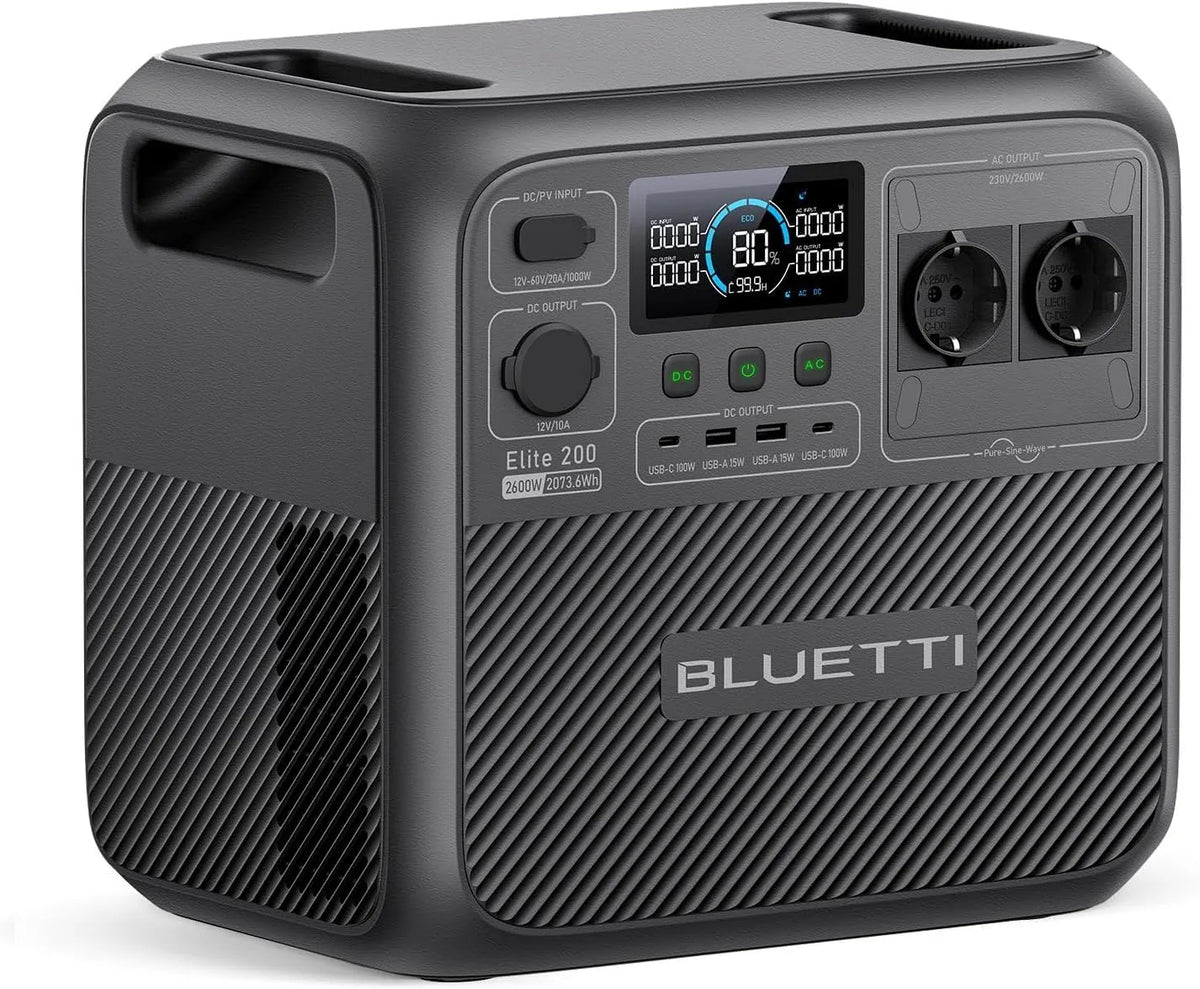 BLUETTI Elite 200 V2 Centrale Power station portatile e generatore solare, con batteria