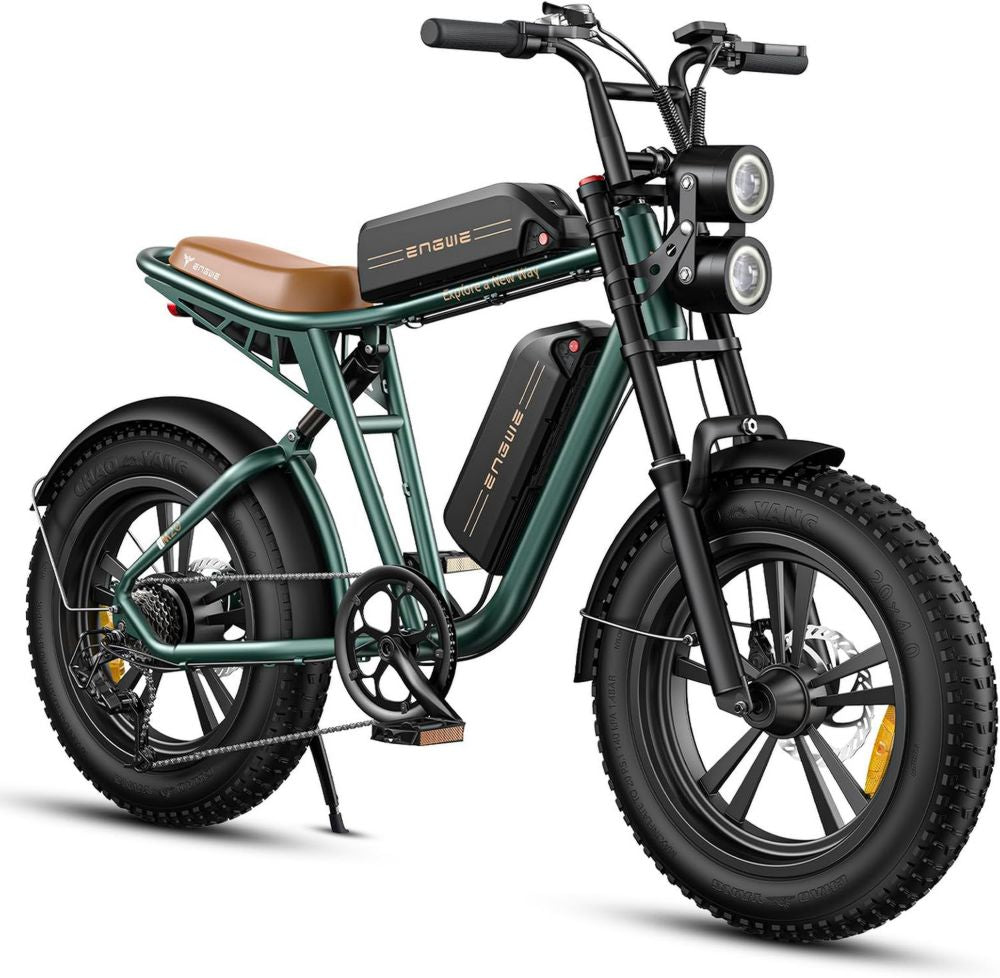 Bicicletta Elettrica ENGWE M20 per Adulti, Batteria Rimovibile 48V 26AH, Fuoristrada con Pneumatici 20' x 4.0', Autonomia fino a 150KM, Doppia Sospensione