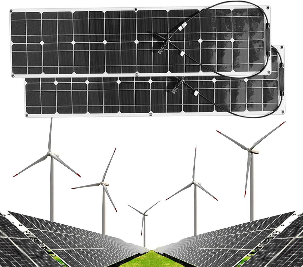 Pannello solare e modulo fotovoltaico, 400 W, 200 W, 12 V, monocristallino, per campeggio e camper