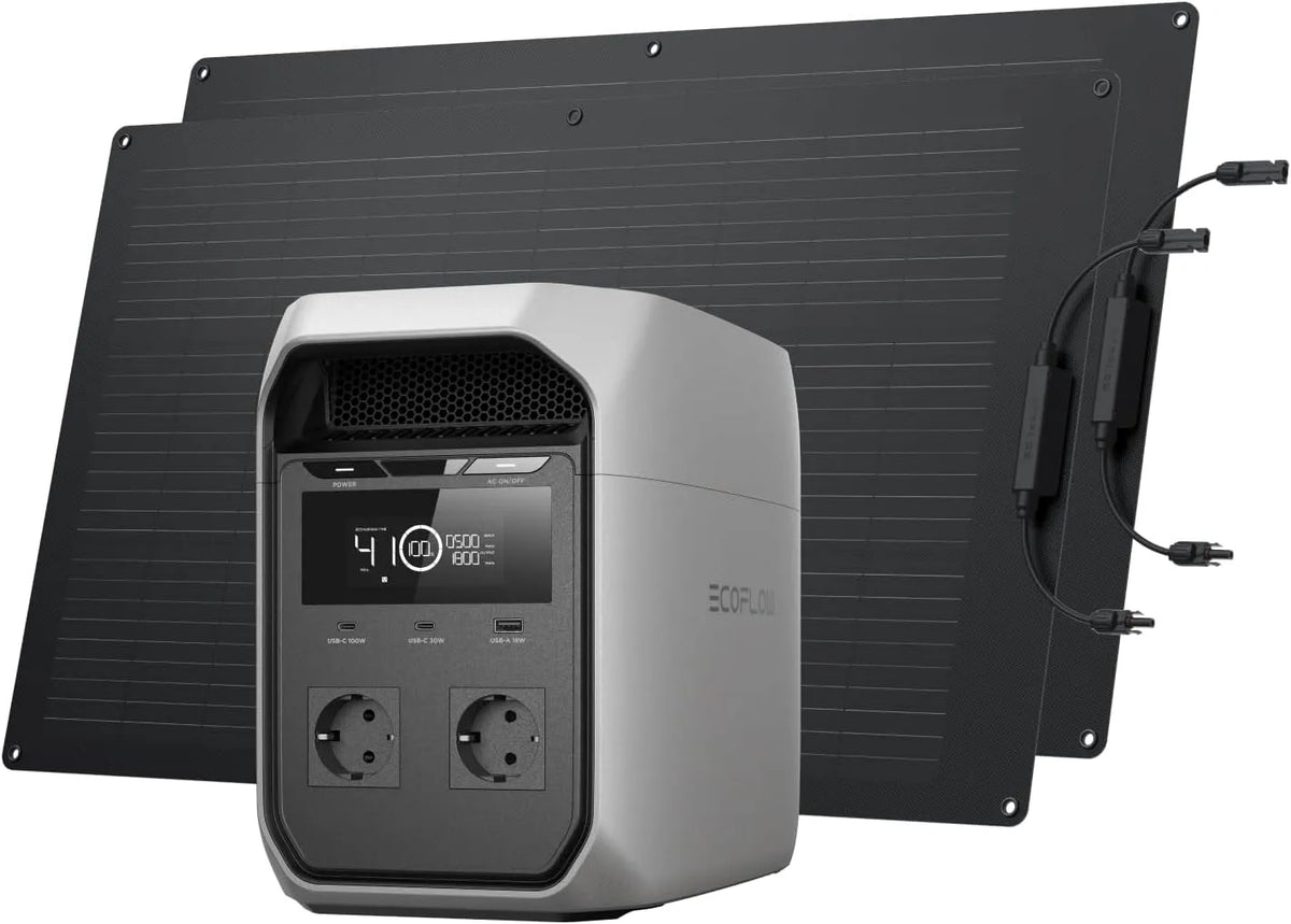 EcoFlow DELTA 3 Classic Power Power station portatile e generatore solare, alimentazione solare, 1024Wh, 100W