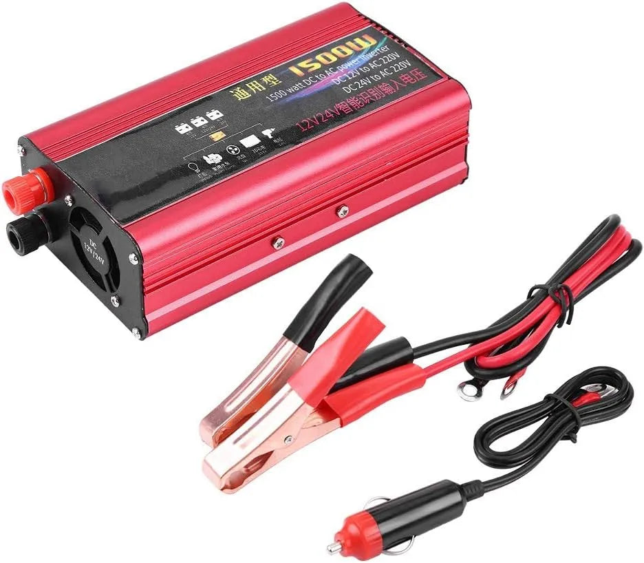 Inverter CC-CA e convertitore di tensione, 1500w, 12V, 24V, 220v