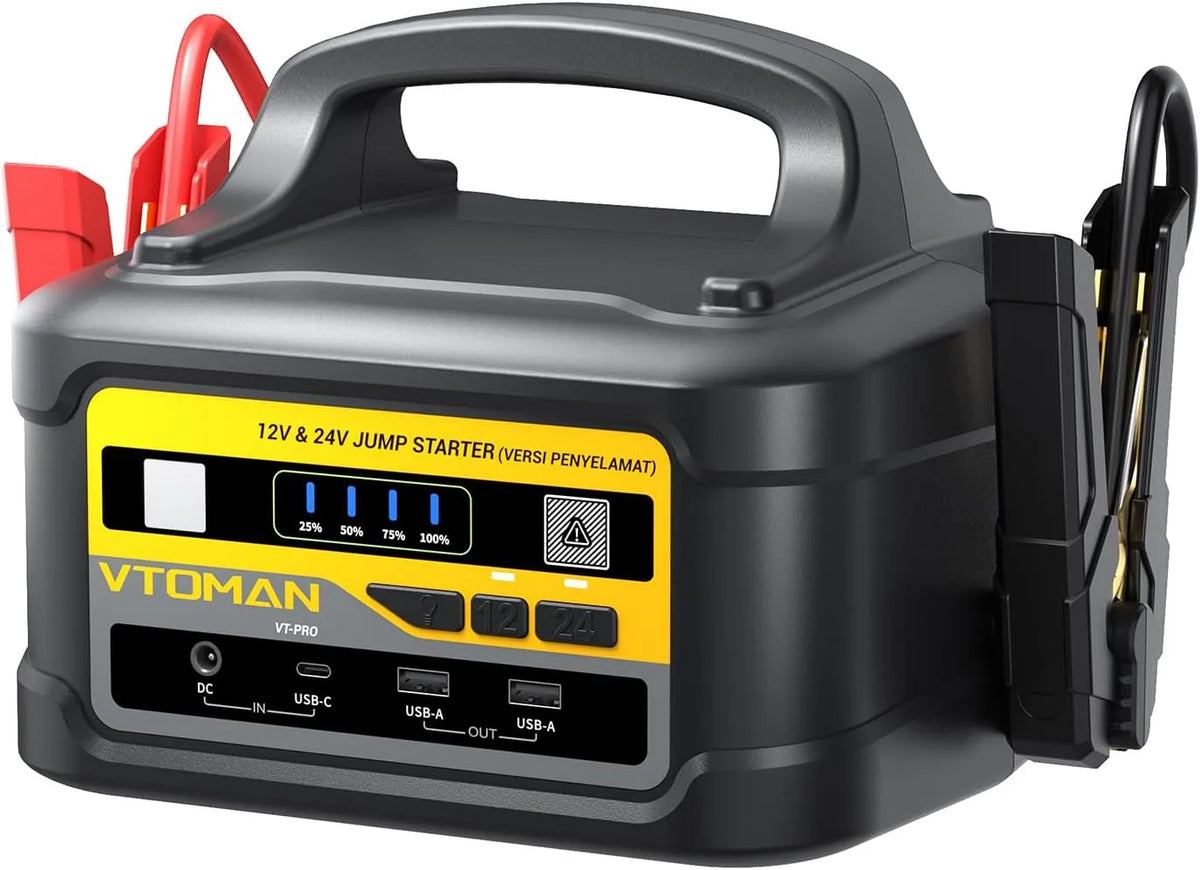 Power bank a ricarica rapida e caricatore portatile, 58800mAh, 145W, 12V, 24V, per campeggio e camper