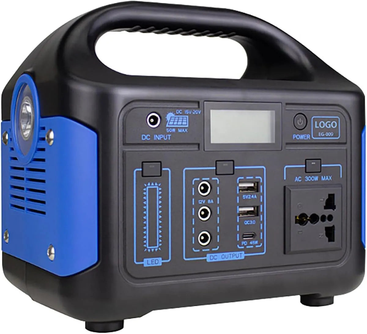 V-240 Power station portatile e generatore solare, alimentazione solare, 300 W, 100 V, 240 V