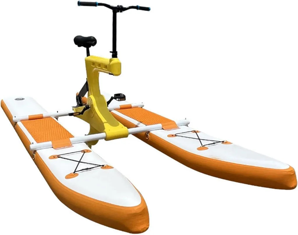 Bicicletta Gonfiabile d'Acqua per Lago e Pesca, Paddle Board Kayak per 1 Persona