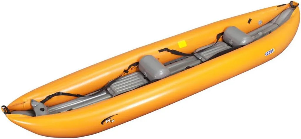 Canoa Gonfiabile Arancione Gumotex K2 per Avventure all'Aperto