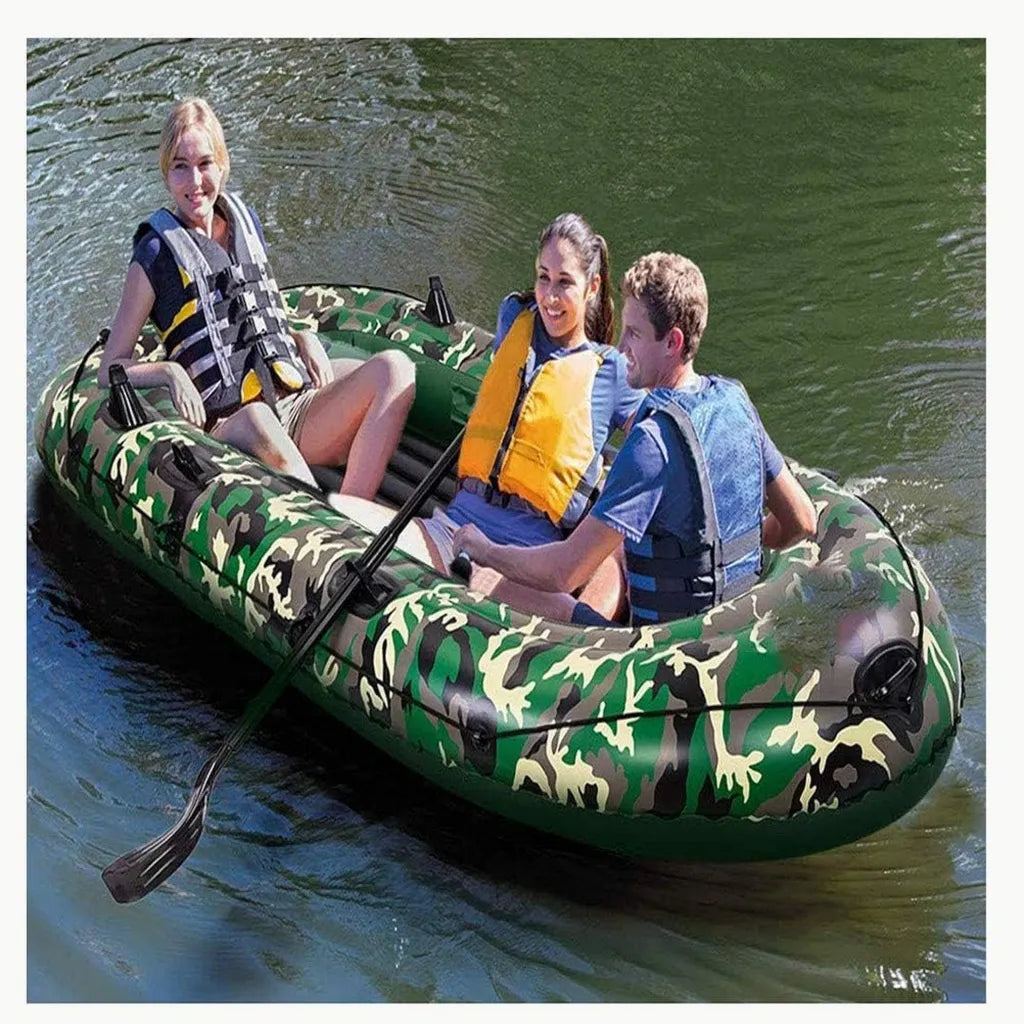 Kayak Gonfiabile Explorer per 2/3/4 Persone con Set Canoe e Pompa