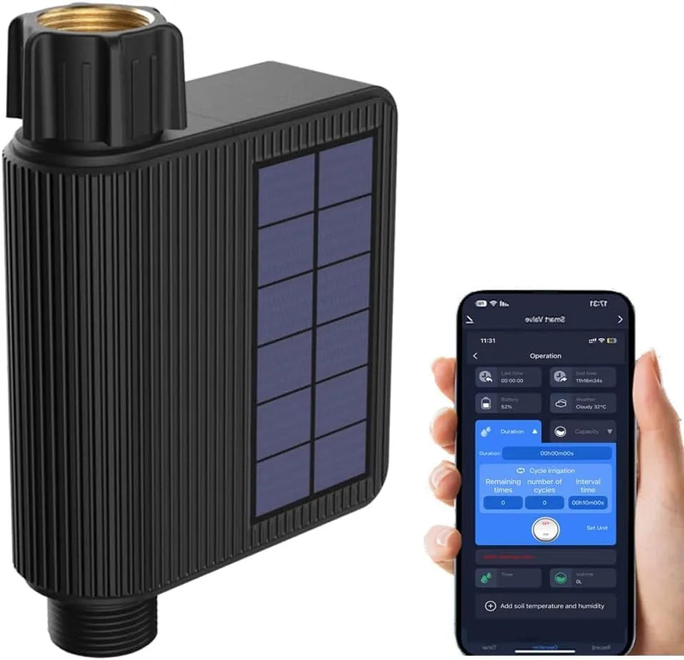 Haozee Computer di irrigazione WiFi, sistema di controllo automatico dell'irrigazione per prato e cortile, ritardo della pioggia
