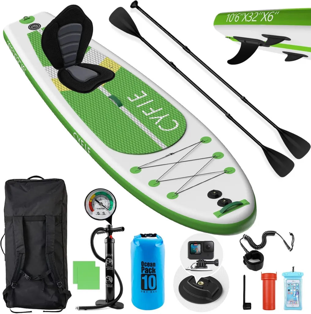 Tavola SUP Gonfiabile con Set Accessori Completo, Funzione Kayak, per Adulti, 320 cm, Portata 150 kg