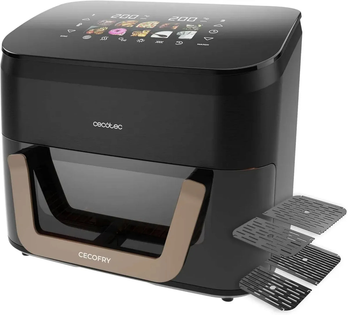 Friggitrice ad Aria 11L Cecotec con Triplo Grill e Funzione Affumicatura