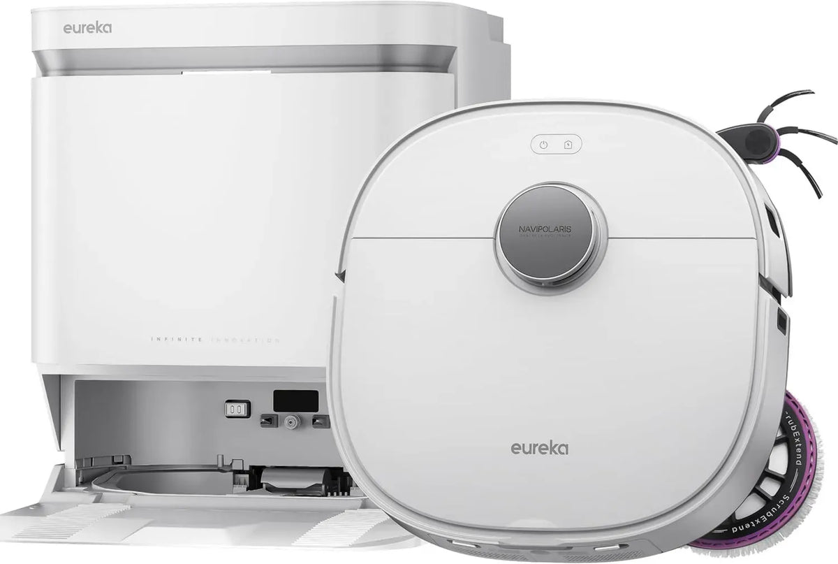 EUREKA J15 Max Ultra Robot Aspirapolvere 22000Pa con Lavaggio a Caldo e Stazione Autopulente