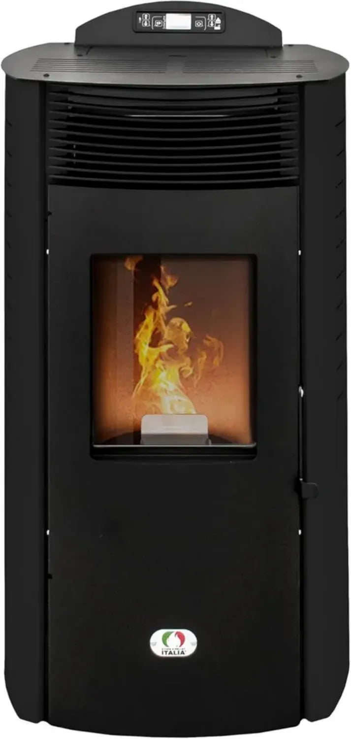 Stufa a Pellet Siberia 18 KW con Doppia Canalizzazione, Alta Efficienza e Autonomia