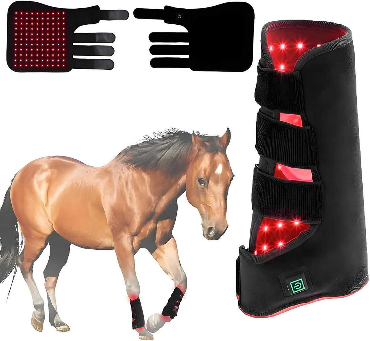 Dispositivo per terapia a luce rossa: display LED