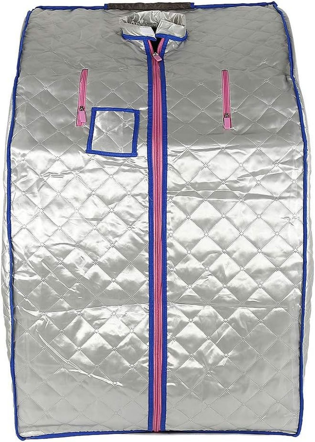 Sauna a vapore portatile: con riscaldamento, design portatile, argento