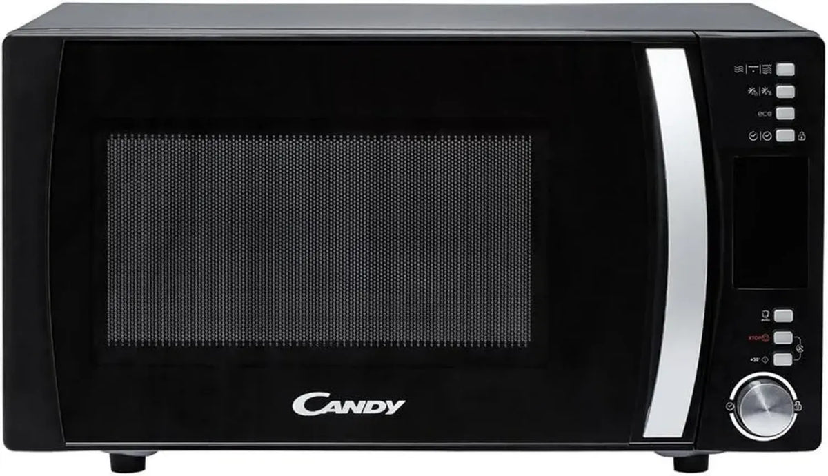Forno a Microonde Candy con Grill, 25L, 900W, 40 Programmi, App Simply-Fi, ECO e Child Lock, Nero