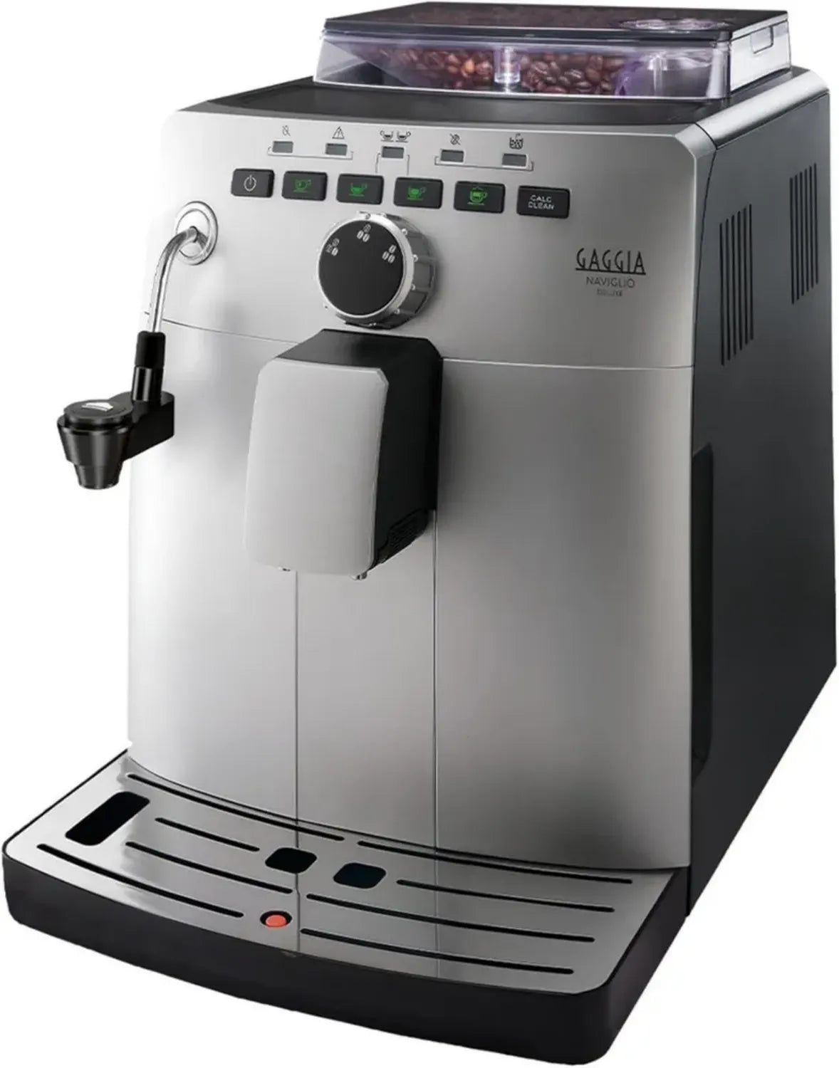 Gaggia Naviglio Deluxe - Macchina Automatica per Espresso e Cappuccino, 1.5L, 15 Bar, Argento