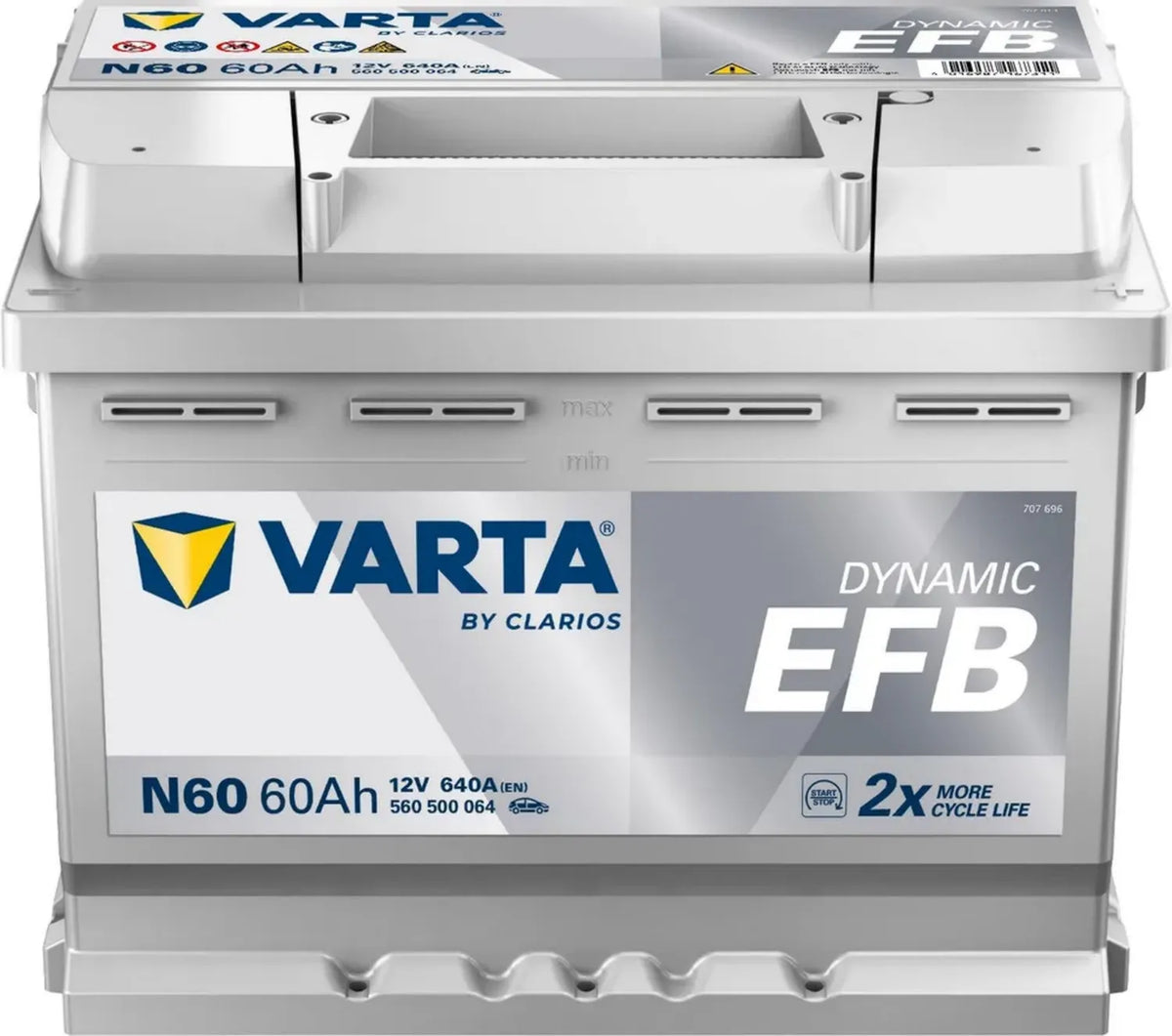 Batteria Auto Varta Blue Dynamic EFB N60 60Ah 640A