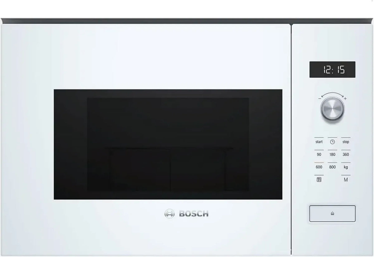 Forno a Microonde da Incasso Bosch Serie 6 con Grill 20L 800W Bianco