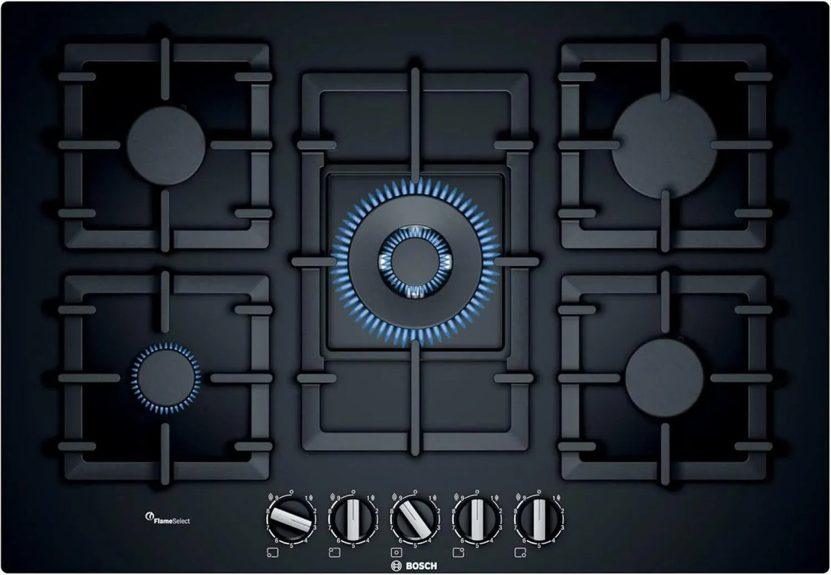 Bosch Serie 6 Piano Cottura a Gas da Incasso Nero
