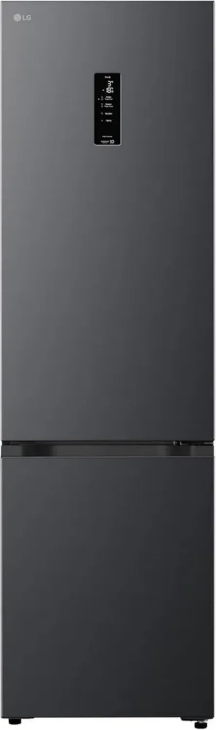 LG Frigorifero Combinato No Frost 60 cm, Classe D, Nero Opaco