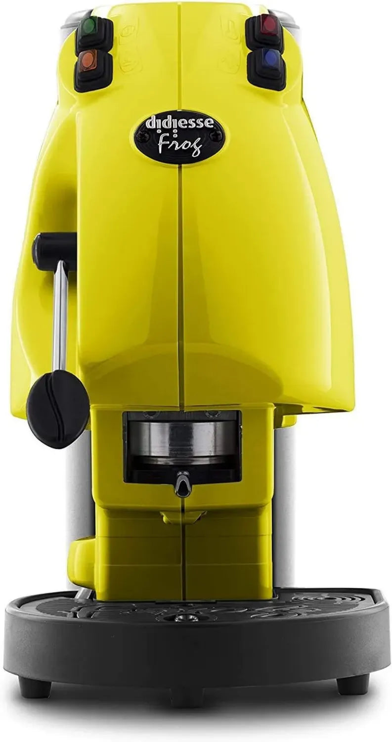 Macchina da Caffè a Cialde Frog Revolution con 15 Cialde Mokaor - Giallo Limone